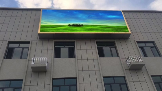 Ticari P3 Dış Mekan Video Görüntüleme Panoları Tam Renkli Ekran Parlaklığı Kare Başına 5500cd
