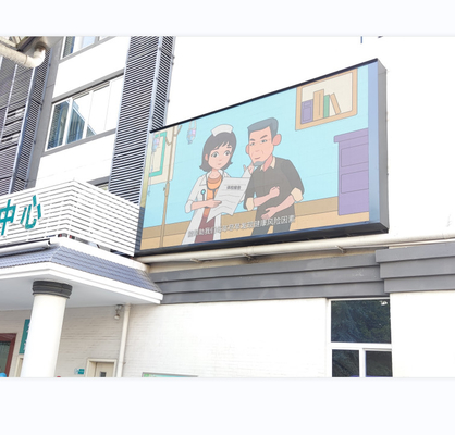 P6 led dış reklam ekranları Tam Renkli Billboard Ekran Halka Açık Yer Bülten Tahtası