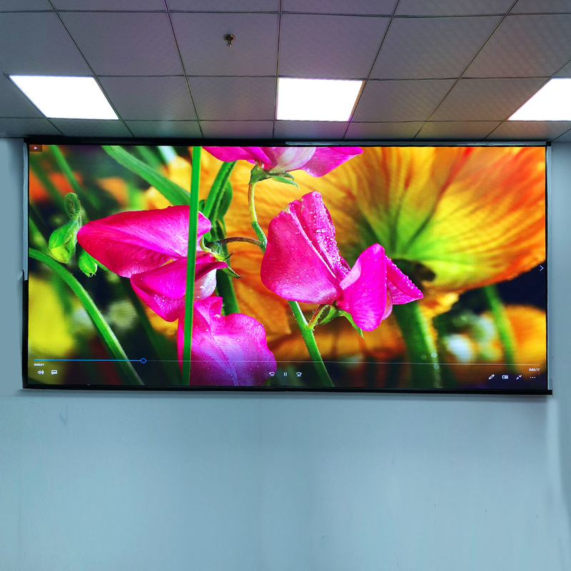 Kapalı SMD LED Ekran P1.667 Tam Renkli Ekran Stüdyosu Eğitim Gösteri Merkezi